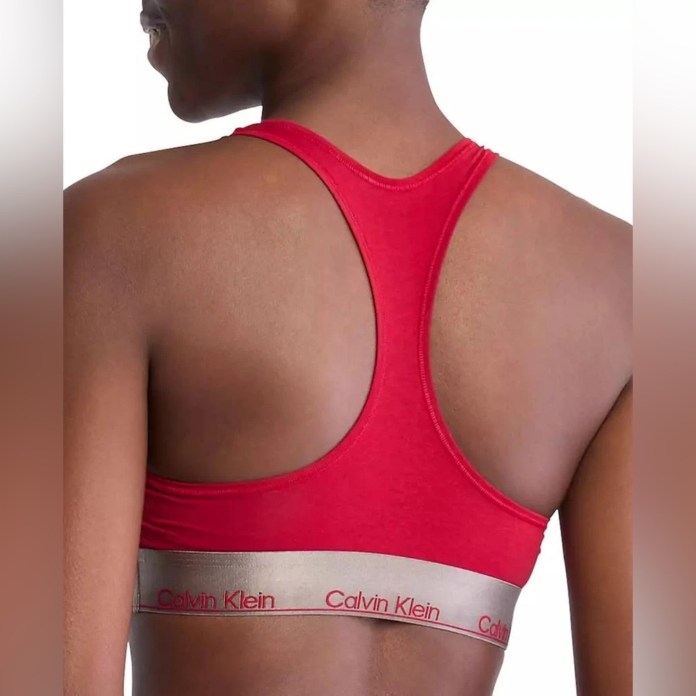 Calvin Klein Women's 2-Pk. Modern Cotton Unlined Bralette - Picture 2 of 10